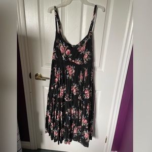 Torrid Floral Tiered Midi Dress
